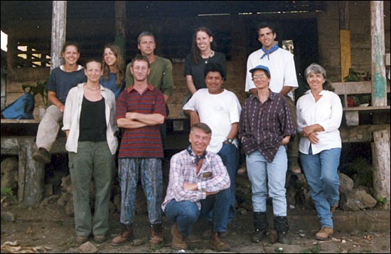 ometepe project volunteers 1998